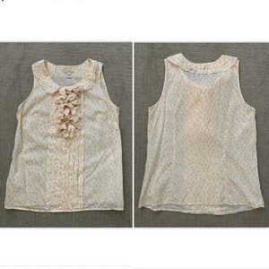 J. Crew Leopard Print Origami Detail Top ~ Size 4